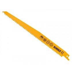 DEWALT Bi-Metal Reciprocating Blade for Wood with Nails 228mm (Pack 5) on Productcaster.