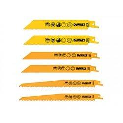 DEWALT DT2444 Reciprocating Saw Blade Set, 6 Piece on Productcaster.