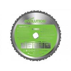 Evolution FURY Multi-Purpose TCT Circular Saw Blade 255x25.4mmx24T on Productcaster.