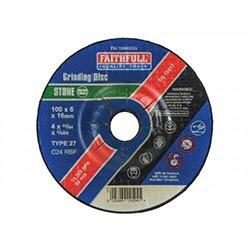 Faithfull Depressed Centre Stone Grinding Disc 100x6x16mm on Productcaster.