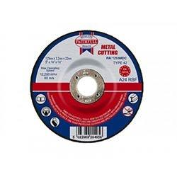 Faithfull Depressed Centre Metal Cutting Disc 125x3.2x22.23mm on Productcaster.