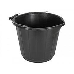 Faithfull General-Purpose Bucket 14 litre (3 gallon) - Black on Productcaster.