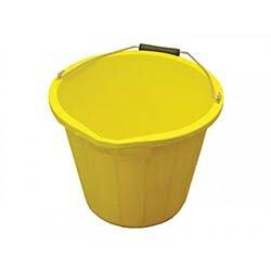 Faithfull Heavy-Duty Bucket 14 litre (3 gallon) - Yellow on Productcaster.