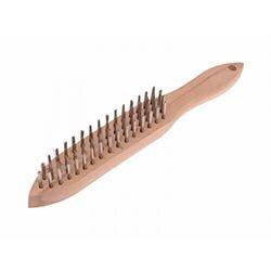 Faithfull 680/S4 Heavy-Duty Stainless Steel Scratch Brush - 4 Row on Productcaster.