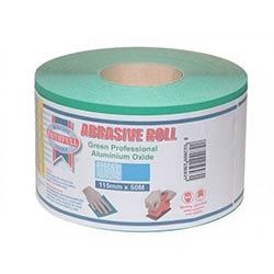 Faithfull Aluminium Oxide Sanding Paper Roll Green 115mmx50m 60G on Productcaster.