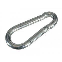 Faithfull Fire Brigade Snap Hook 4mm Zinc Plated (Pack 4) on Productcaster.