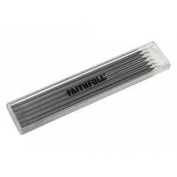 Faithfull Black Pencil Marking Refill Pack, 6 Piece on Productcaster.