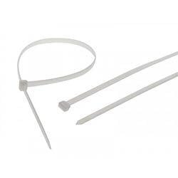 Faithfull Heavy-Duty Cable Ties White 9.0x600mm (Pack 10) on Productcaster.