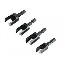 Faithfull Plug Cutter Set of 4 No.6-12 on Productcaster.