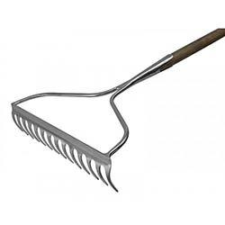 Faithfull Prestige Stainless Steel Garden Rake Ash Handle on Productcaster.