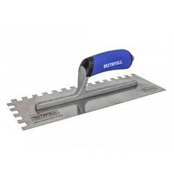 Faithfull Prestige Notched Trowel 330x115mm (13x4.1/2in) 10mm Notch on Productcaster.