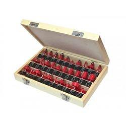 Faithfull 1/4in TCT Router Bit Set, 30 Piece on Productcaster.