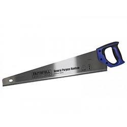 Faithfull General-Purpose Hardpoint Handsaw 550mm (22in) 8 TPI on Productcaster.