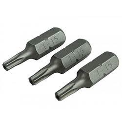 Faithfull Security S2 Grade Steel Screwdriver Bits T15Sx25mm (Pack 3) on Productcaster.