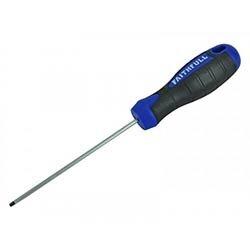 Faithfull Soft Grip Screwdriver Flared Slotted Tip 5.5x100mm on Productcaster.