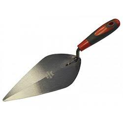 Faithfull London Pattern Brick Trowel Soft Grip Handle 10in on Productcaster.