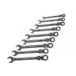 Faithfull Ratchet Combination Spanner Flex Head Set, 9 Piece on Productcaster.