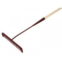 Faithfull Tarmac Rake 16 Round Teeth - Wooden Handled on Productcaster.