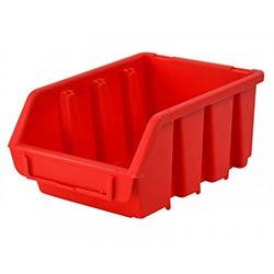 Faithfull Interlocking Storage Bin Size 2 Red 116x161x75mm on Productcaster.