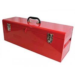 Faithfull Metal Heavy-Duty Toolbox & Tote Tray 26in on Productcaster.