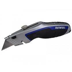 Faithfull Professional Retractable Utility Knife on Productcaster.