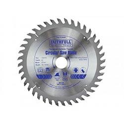 Faithfull TCT Circular Saw Blade 150x20mmx40T POS on Productcaster.