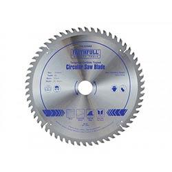 Faithfull TCT Circular Saw Blade 254x30mmx60T POS on Productcaster.