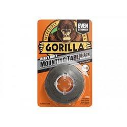 Gorilla Glue Gorilla Heavy-Duty Mounting Tape 25.4mmx1.52m Black on Productcaster.