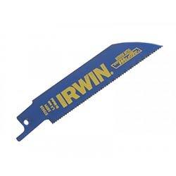 IRWIN 418R Sabre Saw Blade for Metal Cutting 100mm Pack of 5 on Productcaster.