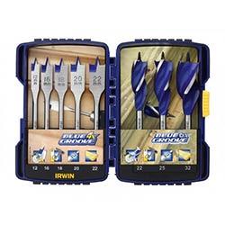 IRWIN Blue Groove Auger & Flat Drill Bit Set, 8 Piece on Productcaster.