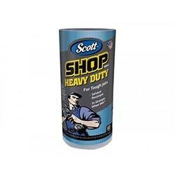 Kimberly-Clark SCOTT Blue Heavy-Duty Shop Cloth Roll on Productcaster.