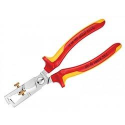 Knipex VDE StriX Insulation Stripper with Cable Shears 180mm on Productcaster.