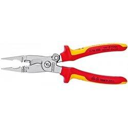 Knipex VDE Multifunctional Installation Pliers with Opening Spring 200mm on Productcaster.