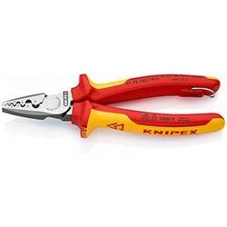 Knipex 97 78 180 T cable crimper Combination tool Red, Yellow on Productcaster.