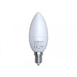 Link2Home Wi-Fi LED SES (E14) Opal Candle Dimmable Bulb, White + RGB 400 lm 5W on Productcaster.