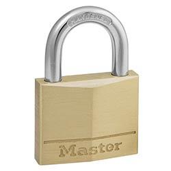 MASTER LOCK 40mm wide solid brass body padlock on Productcaster.