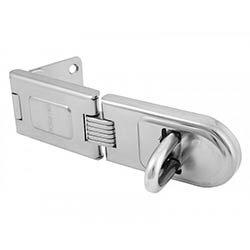 Master Lock Wrought Steel Single Hinged Hasp 160mm on Productcaster.