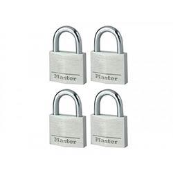 Master Lock Aluminium 40mm Padlock 4-Pin - Keyed Alikex4 on Productcaster.