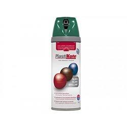 PlastiKote Twist & Spray Gloss Lawn Green 400ml on Productcaster.