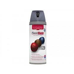 PlastiKote Twist & Spray Matt Grey 400ml on Productcaster.