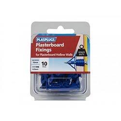 Plasplugs HCF110 Heavy-Duty Plasterboard Fixings Pack of 10 on Productcaster.