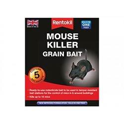 Rentokil Mouse Killer Grain Bait (Sachets 5) on Productcaster.