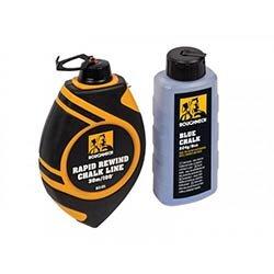 Roughneck Rapid Rewind Chalk Line Reel Set 30m on Productcaster.