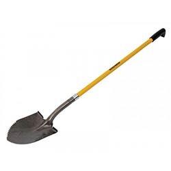 Roughneck Sharp Edge Round Shovel, Long Handle on Productcaster.