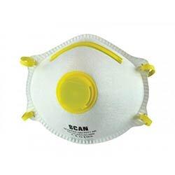 Scan Moulded Disposable Mask Valved FFP1 Protection (Box 10) on Productcaster.