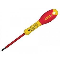 STANLEY FatMax VDE Insulated Screwdriver Parallel Tip 4.0x100mm on Productcaster.