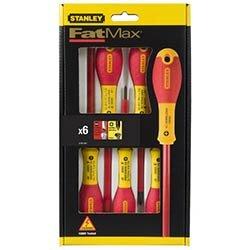 Stanley FATMAX 6 piece Insulated Slotted Phillips set on Productcaster.