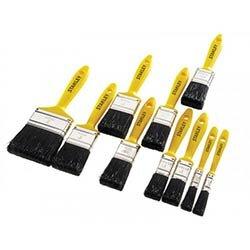 STANLEY Hobby Paint Brush Set of 10 12(2) 25(2) 38(3) 50(2) & 75mm on Productcaster.