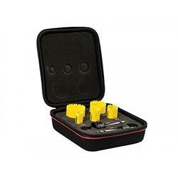 Starrett KDC05021 Deep Cut Bi-Metal Electrician's Holesaw Kit, 7 Piece on Productcaster.