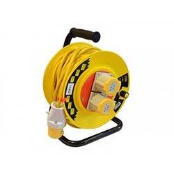 TALAtools Heavy-Duty Cable Reel 110V 25m 2-Socket on Productcaster.